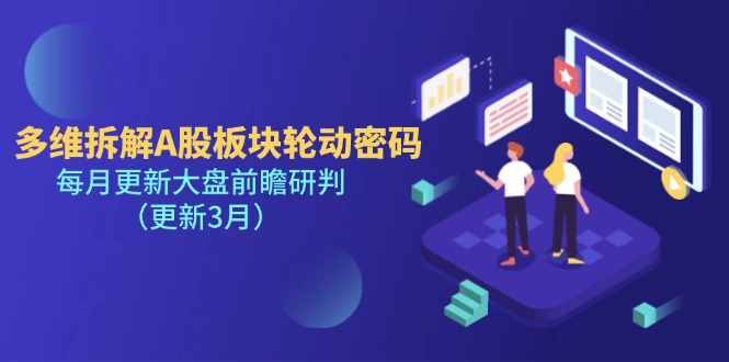 （14213期）多维拆解A股板块轮动密码，每月更新大盘前瞻研判（更新3月）-小目标轻创