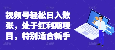 视频号轻松日入数张，处于红利期项目，特别适合新手-小目标轻创
