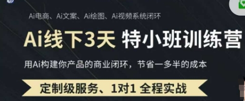 AI实操培训第20-21期线下，0基础保姆级教程，3月最新整理，企业获客、降本增效、打造超级个体-小目标轻创