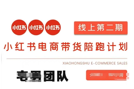 小红书电商带货课2期，月利润20个的小红书电商的有货源，无货源，虚拟产品，付费投流等整套玩法-小目标轻创